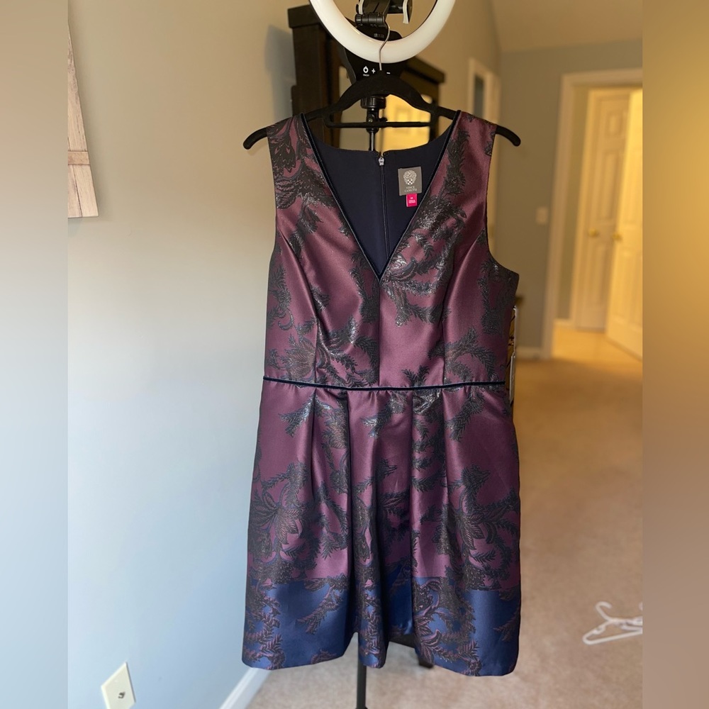 Vince Camuto Jacquard Fit and Flare Dress NWT